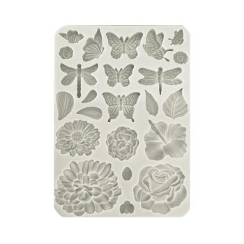 Stamperia - Gießform A5 "Butterflies and Flowers" Soft Mould 