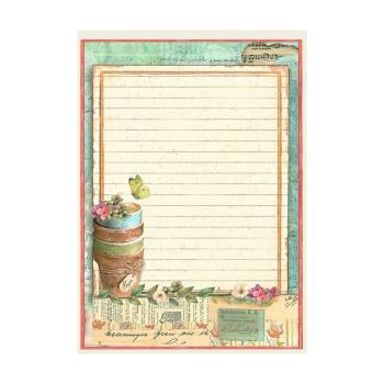 Stamperia - Decopatch Papier "Backgrounds" Decoupage A6 - 8 Bogen  