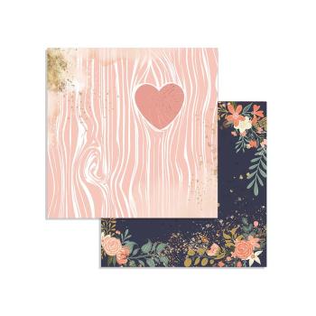 Stamperia - Designpapier "Love Story" Paper Pack 8x8 Inch - 10 Bogen