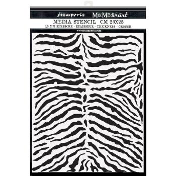 Stamperia - Schablone 20x25cm "Savana Zebra Pattern" Stencil