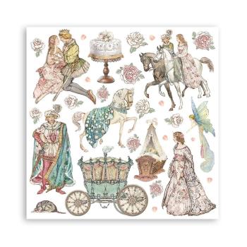 Stamperia - Designpapier "Sleeping Beauty" Paper Pack 6x6 Inch - 10 Bogen