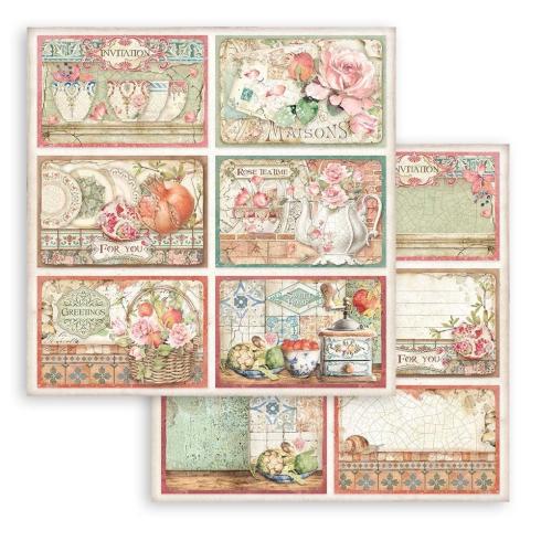 Stamperia - Designpapier "Casa Granada" Paper Pack 6x6 Inch - 10 Bogen