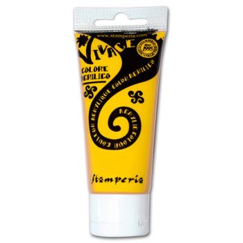 Stamperia - Acrylfarbe "Dark Yellow" Vivace Acrylic Paint 60ml