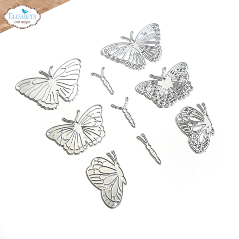 Elizabeth Craft Designs - Stanzschalone "Layered Butterflies" Dies