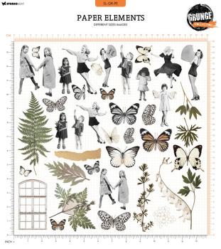 Studio Light - Stanzteile "People & Botanics" Die Cuts Grunge Collection