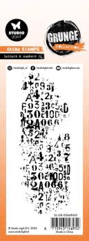 Studio Light - Stempel "Letters & Numbers" Clear Stamps Grunge Collection