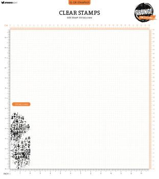 Studio Light - Stempel "Letters & Numbers" Clear Stamps Grunge Collection