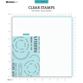 Studio Light - Stempelset "Rotation Wheel" Clear Stamps