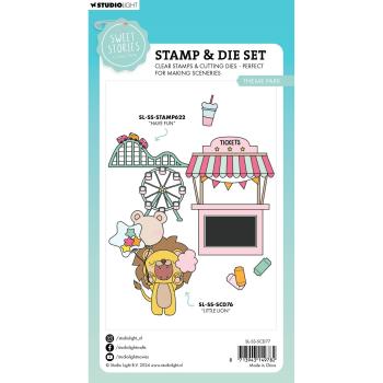 Studio Light - Stempel & Stanzschablone "Sweet Stories Theme Park" Stamp & Dies