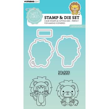 Studio Light - Stempel & Stanzschablone "Sweet Stories Little Lion" Stamp & Dies