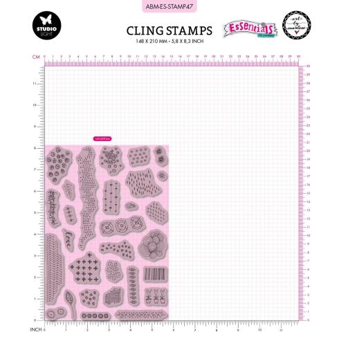 Studio Light - Stempelset "Exclusive textures" Cling Stamp Design by Art by Marlene