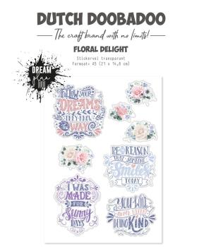 Dutch Doobadoo - Aufkleber "Dream Plan Do Foral Delight" Sticker