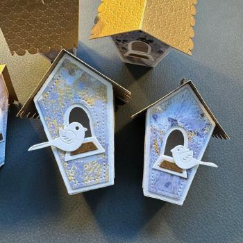 Simple and Basic - Stanzschablone 4,5x3x3cm "Small 3D Birdhouse" Dies