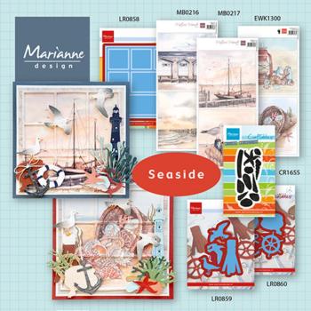 Marianne Design - Präge- und Stanzschablone "Beach Pole & Gulls" Creatables Dies