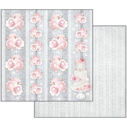 Stamperia - Designpapier "Wedding" Paper Pack 12x12 Inch - 10 Bogen