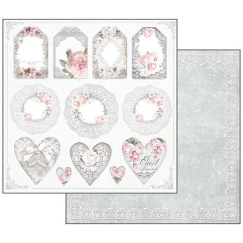 Stamperia - Designpapier "Wedding" Paper Pack 12x12 Inch - 10 Bogen