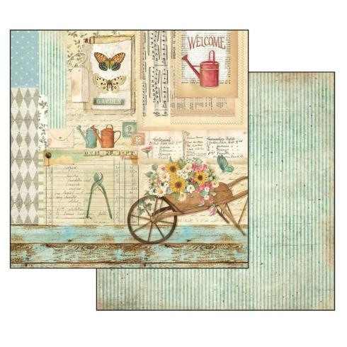 Stamperia - Designpapier "Garden" Paper Pack 12x12 Inch - 10 Bogen