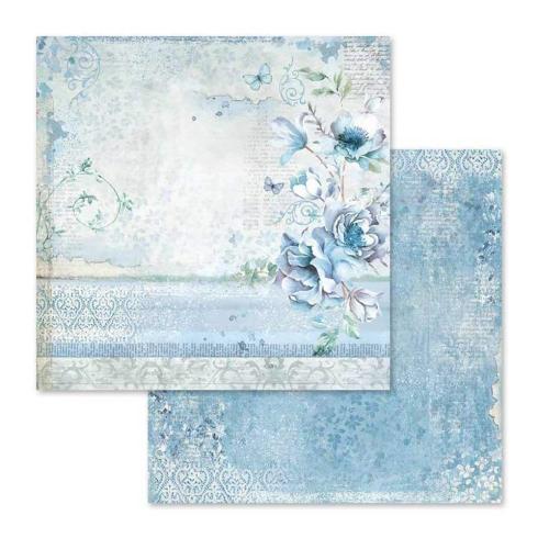 Stamperia - Designpapier "Blue Land" Paper Pack 12x12 Inch - 10 Bogen