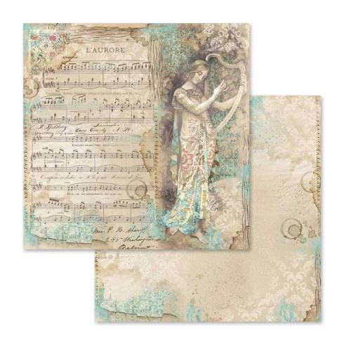 Stamperia - Designpapier "Music" Paper Pack 12x12 Inch - 10 Bogen