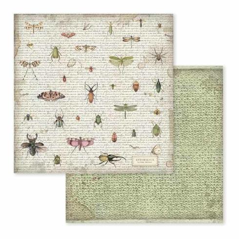 Stamperia - Designpapier "Spring Botanic" Paper Pack 12x12 Inch - 10 Bogen