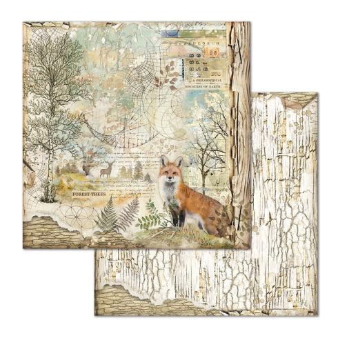 Stamperia - Designpapier "Forest" Paper Pack 12x12 Inch - 10 Bogen