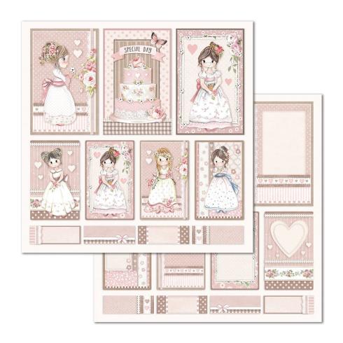 Stamperia - Designpapier "Little Girl" Paper Pack 12x12 Inch - 10 Bogen