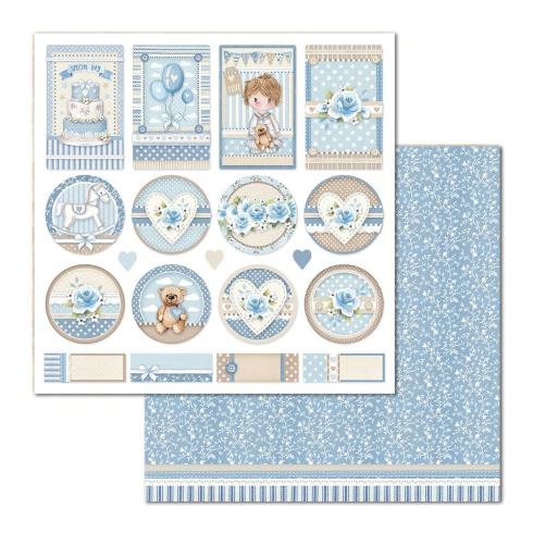 Stamperia - Designpapier "Little Boy" Paper Pack 12x12 Inch - 10 Bogen