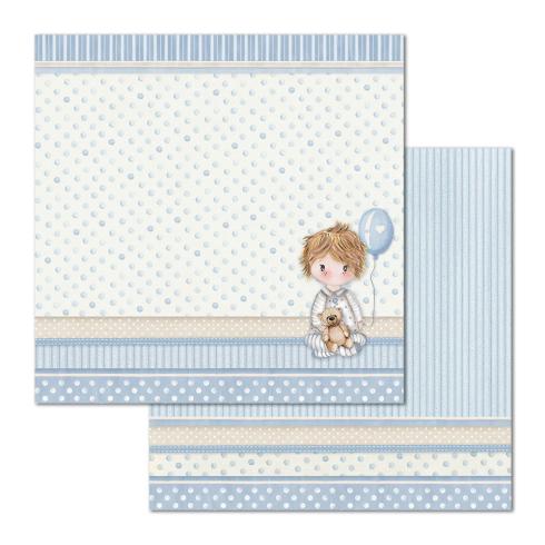 Stamperia - Designpapier "Little Boy" Paper Pack 12x12 Inch - 10 Bogen