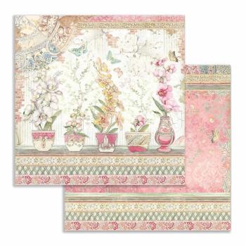 Stamperia - Designpapier "Orchids and Cats" Paper Pack 12x12 Inch - 10 Bogen