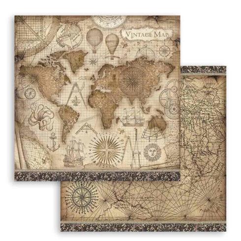 Stamperia - Designpapier "Sir Vagabond" Paper Pack 12x12 Inch - 10 Bogen