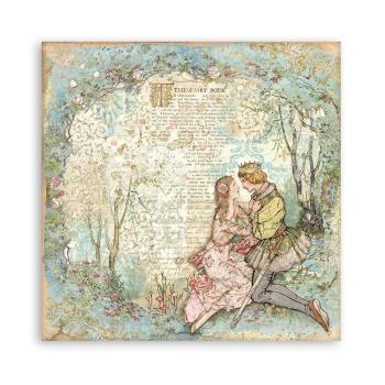 Stamperia - Designpapier "Sleeping Beauty Lovers" Paper Sheets 12x12 Inch - 10 Bogen