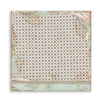 Stamperia - Designpapier "Alice Tea Cup Texture" Paper Sheets 12x12 Inch - 10 Bogen