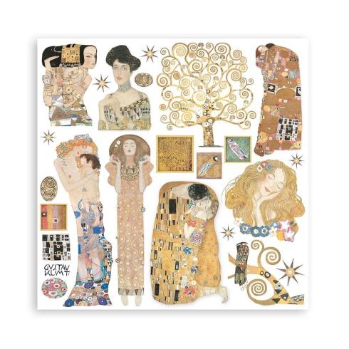 Stamperia - Designpapier "Klimt" Paper Pack 12x12 Inch - 10 Bogen