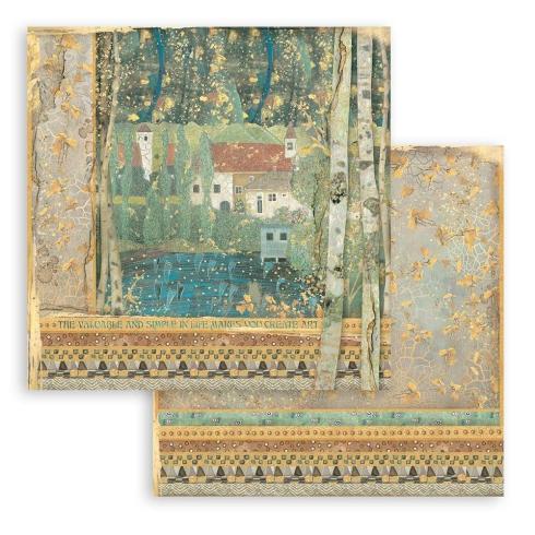 Stamperia - Designpapier "Klimt" Paper Pack 12x12 Inch - 10 Bogen