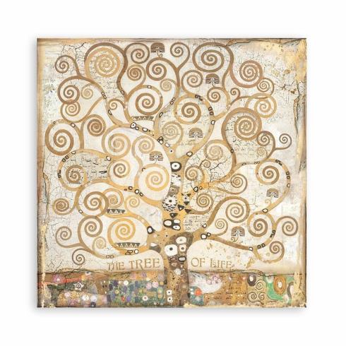 Stamperia - Designpapier "Klimt" Maxi Paper Pack 12x12 Inch - 10 Bogen