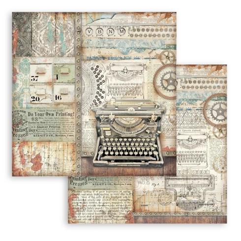 Stamperia - Designpapier "Lady Vagabond Lifestyle" Paper Pack 12x12 Inch - 10 Bogen