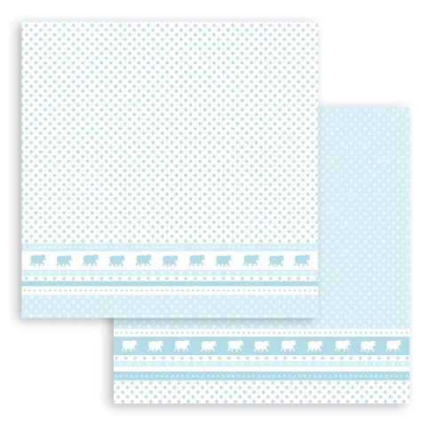 Stamperia - Designpapier "Babydream Blue" Paper Pack 12x12 Inch - 10 Bogen