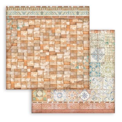 Stamperia - Designpapier "Casa Granada" Maxi Paper Pack 12x12 Inch - 10 Bogen