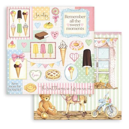 Stamperia - Designpapier "Daydream" Paper Pack 12x12 Inch - 10 Bogen