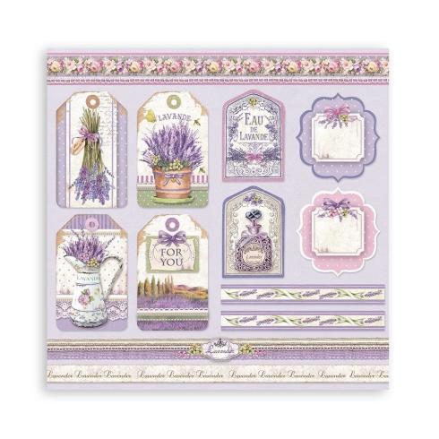 Stamperia - Designpapier "Provence" Paper Pack 12x12 Inch - 10 Bogen