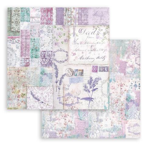 Stamperia - Designpapier "Provence" Paper Pack 12x12 Inch - 10 Bogen