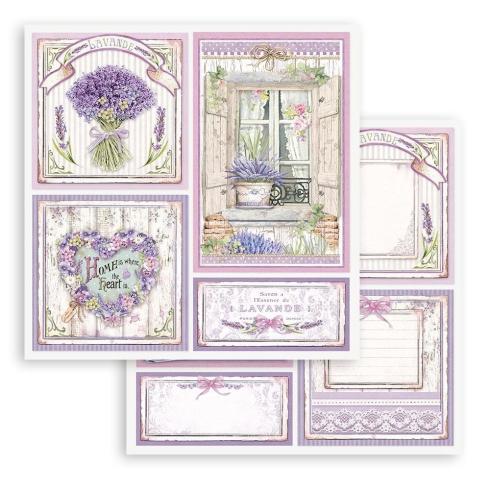 Stamperia - Designpapier "Provence" Paper Pack 12x12 Inch - 10 Bogen