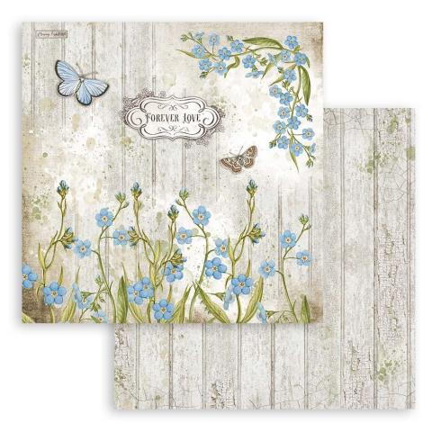 Stamperia - Designpapier "Romantic Garden House" Paper Pack 12x12 Inch - 10 Bogen