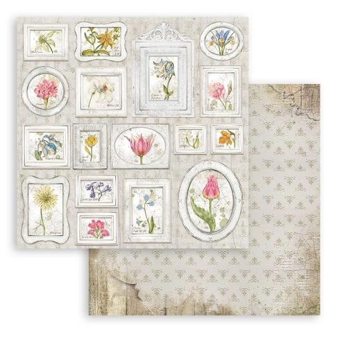 Stamperia - Designpapier "Romantic Garden House" Paper Pack 12x12 Inch - 10 Bogen