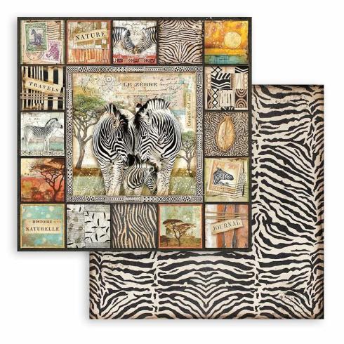 Stamperia - Designpapier "Savana" Paper Pack 12x12 Inch - 10 Bogen