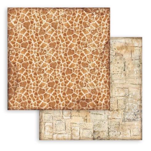 Stamperia - Designpapier "Savana" Maxi Paper Pack 12x12 Inch - 10 Bogen