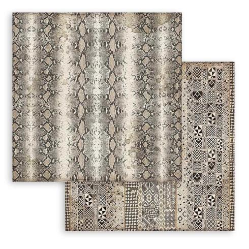 Stamperia - Designpapier "Savana" Maxi Paper Pack 12x12 Inch - 10 Bogen