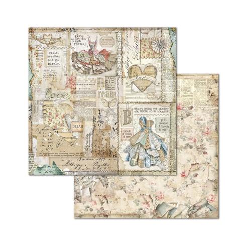 Stamperia - Designpapier "Imagine" Paper Pack 8x8 Inch - 10 Bogen