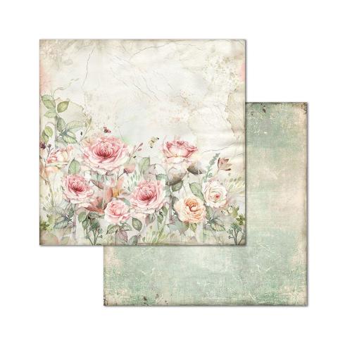 Stamperia - Designpapier "House of Roses" Paper Pack 8x8 Inch - 10 Bogen