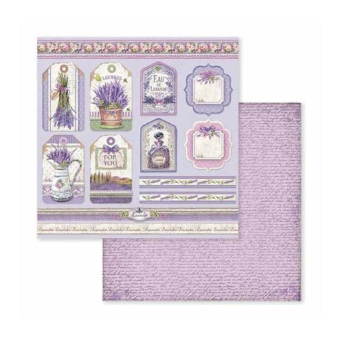 Stamperia - Designpapier "Provence" Paper Pack 8x8 Inch - 10 Bogen